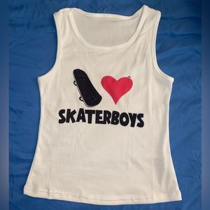 I Love Skaterboys Tank Top